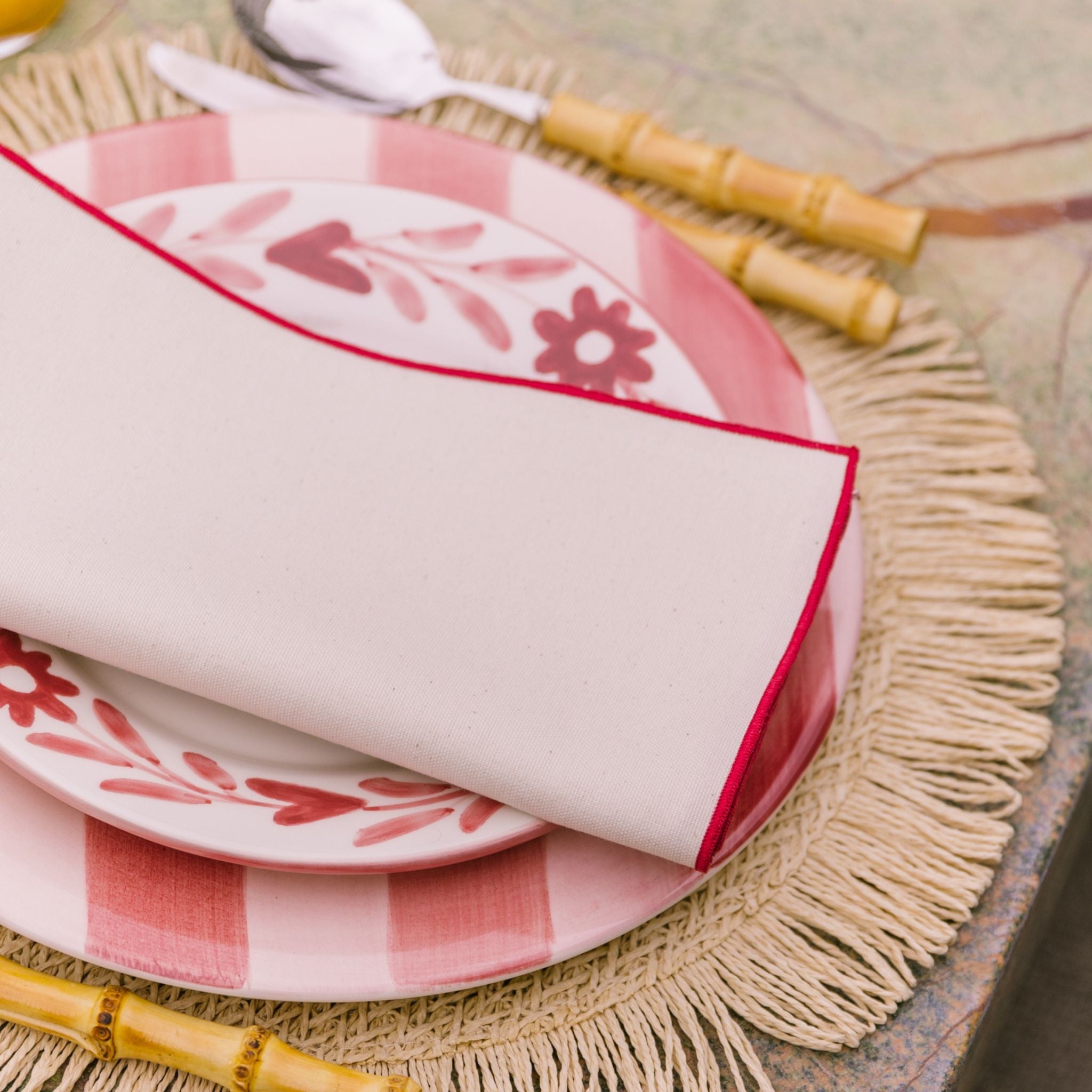 Ecru Nazaré napkins (100% Cotton)