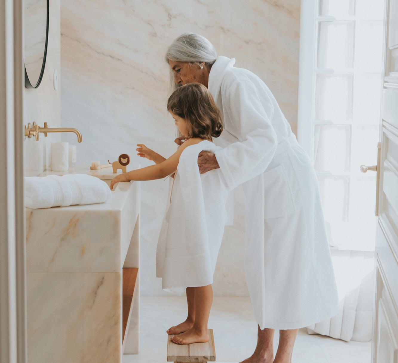 Bath towels for the whole family