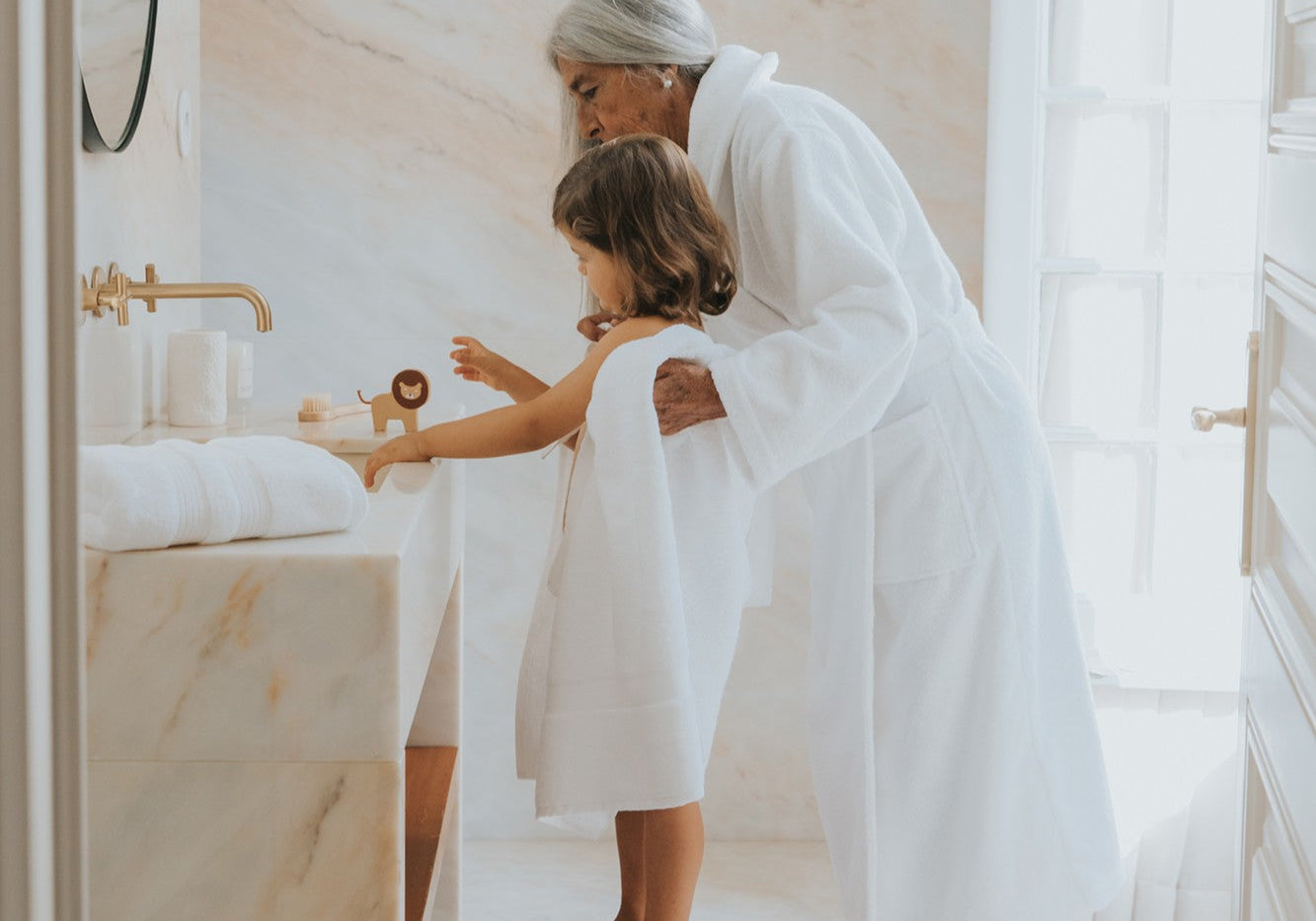 Bath towels for the whole family