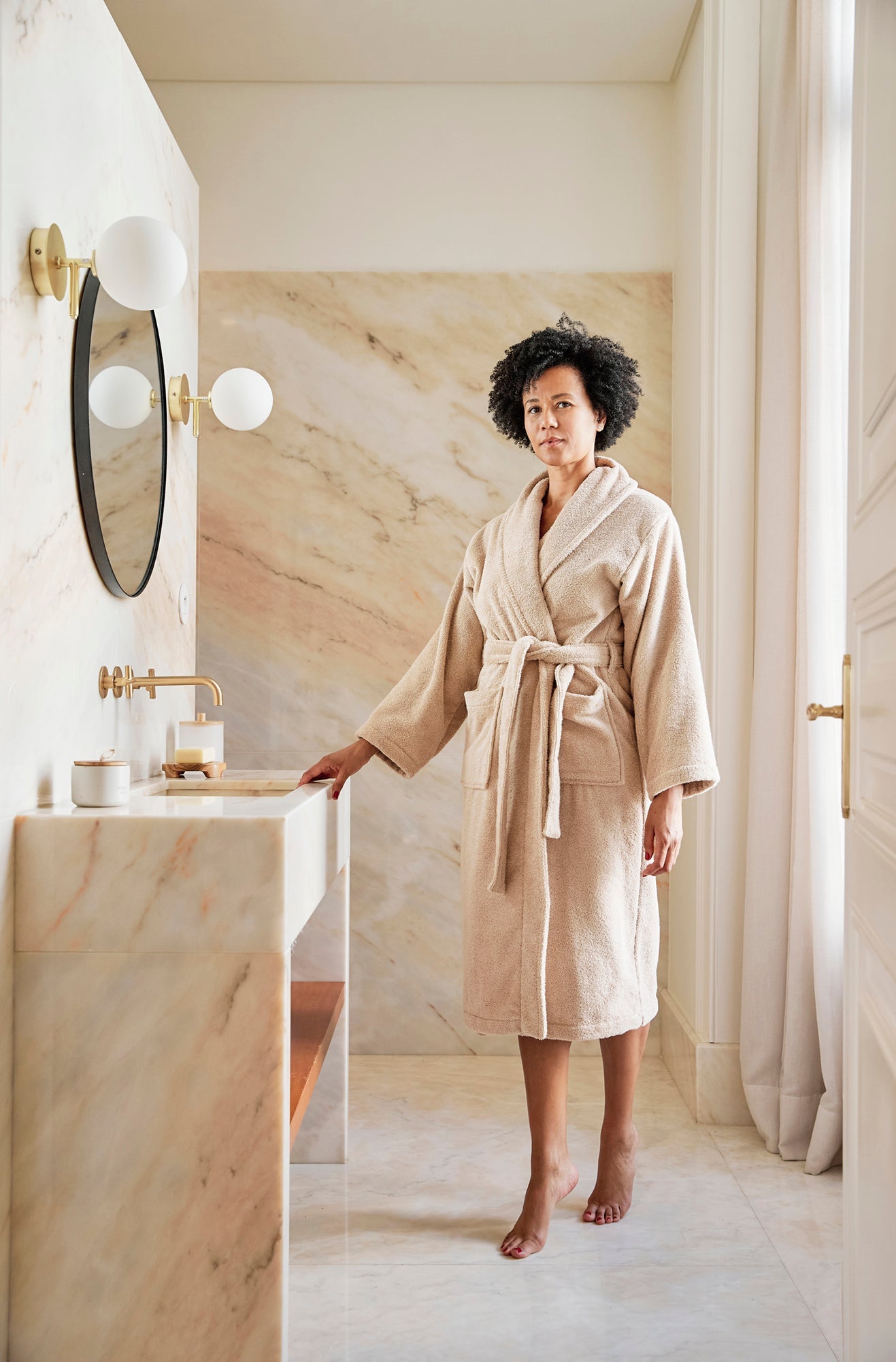 Beige bathrobe - Torres Novas