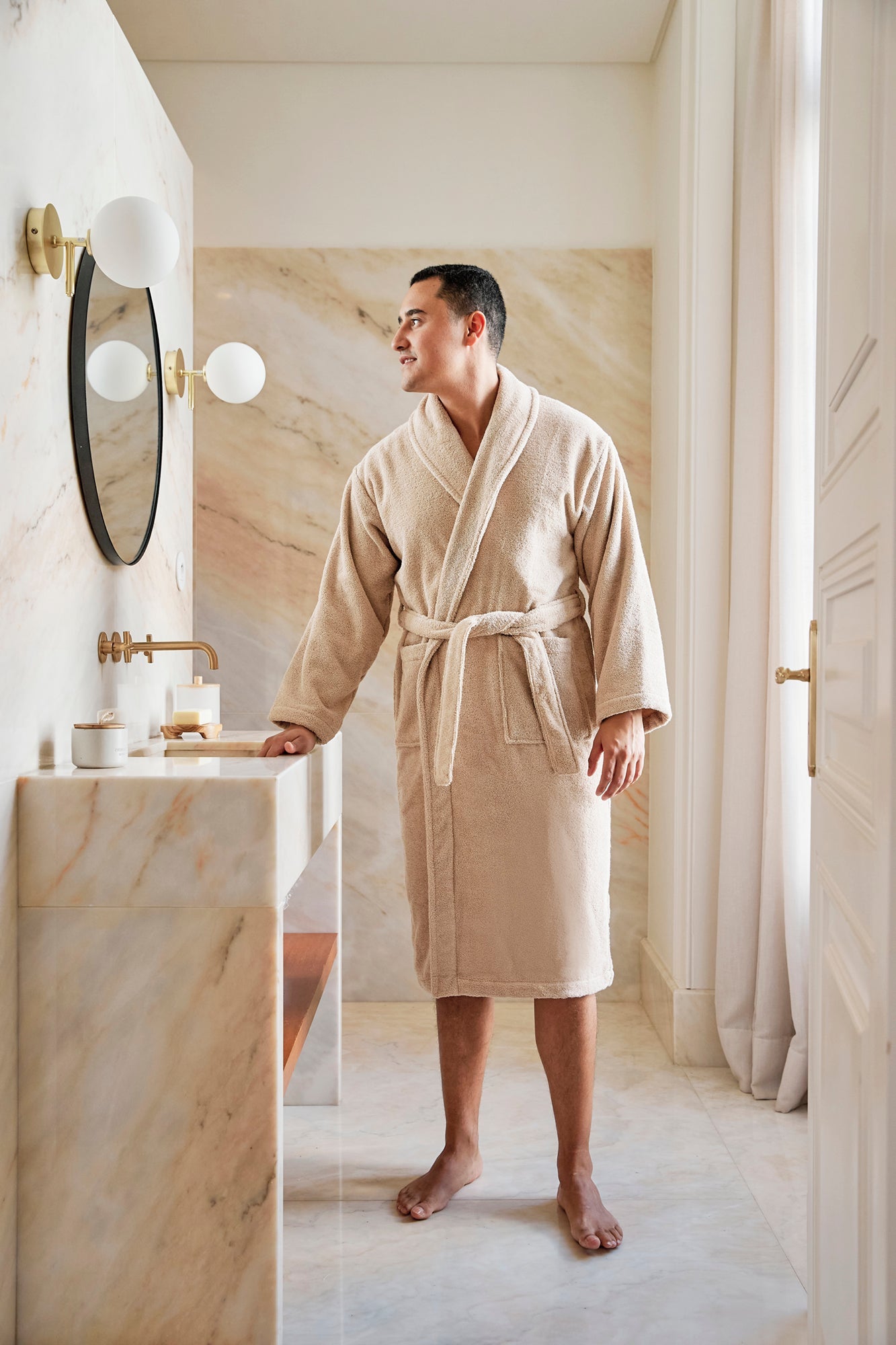 Beige bathrobe - Torres Novas