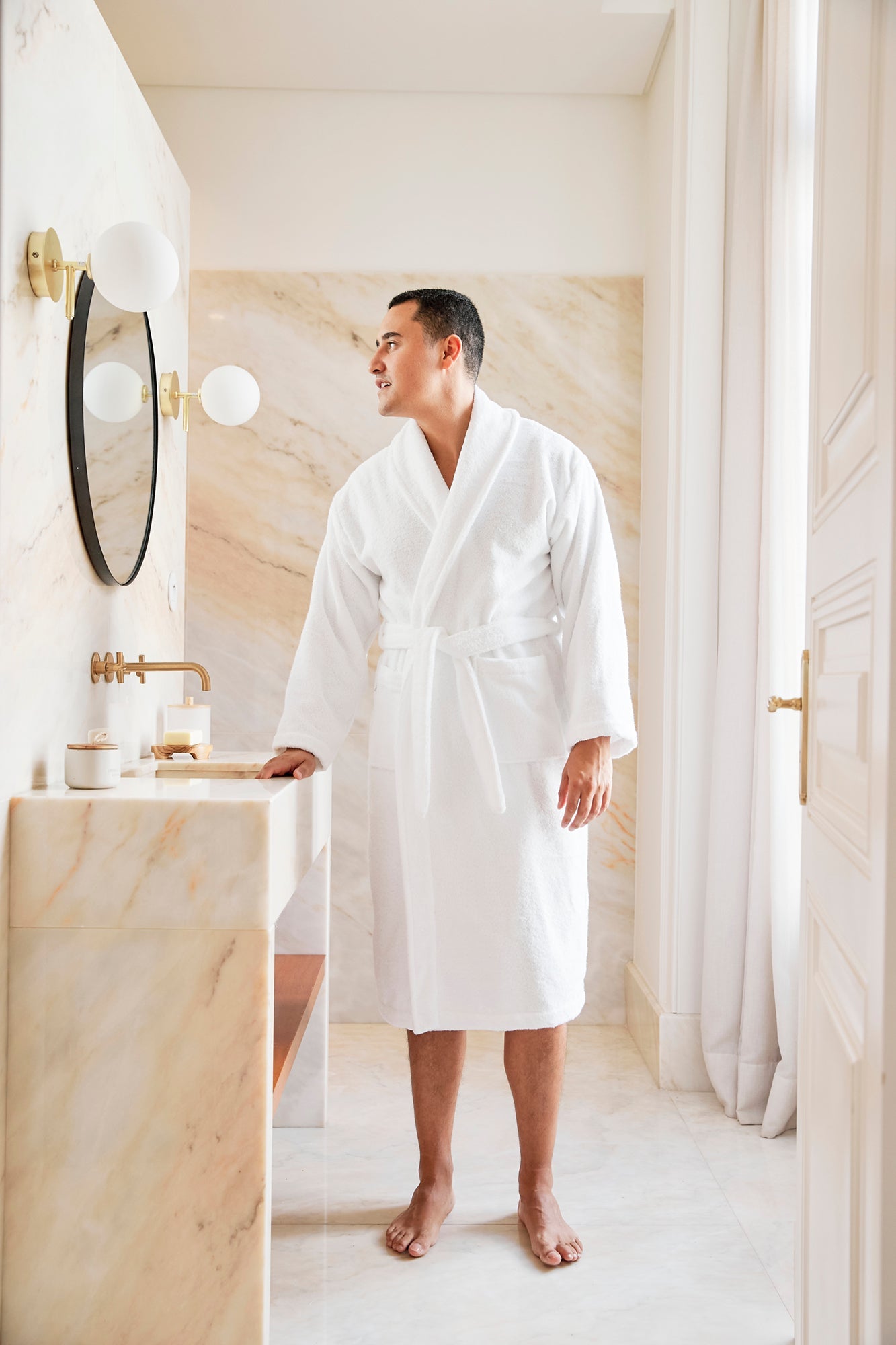 White bathrobe - Torres Novas