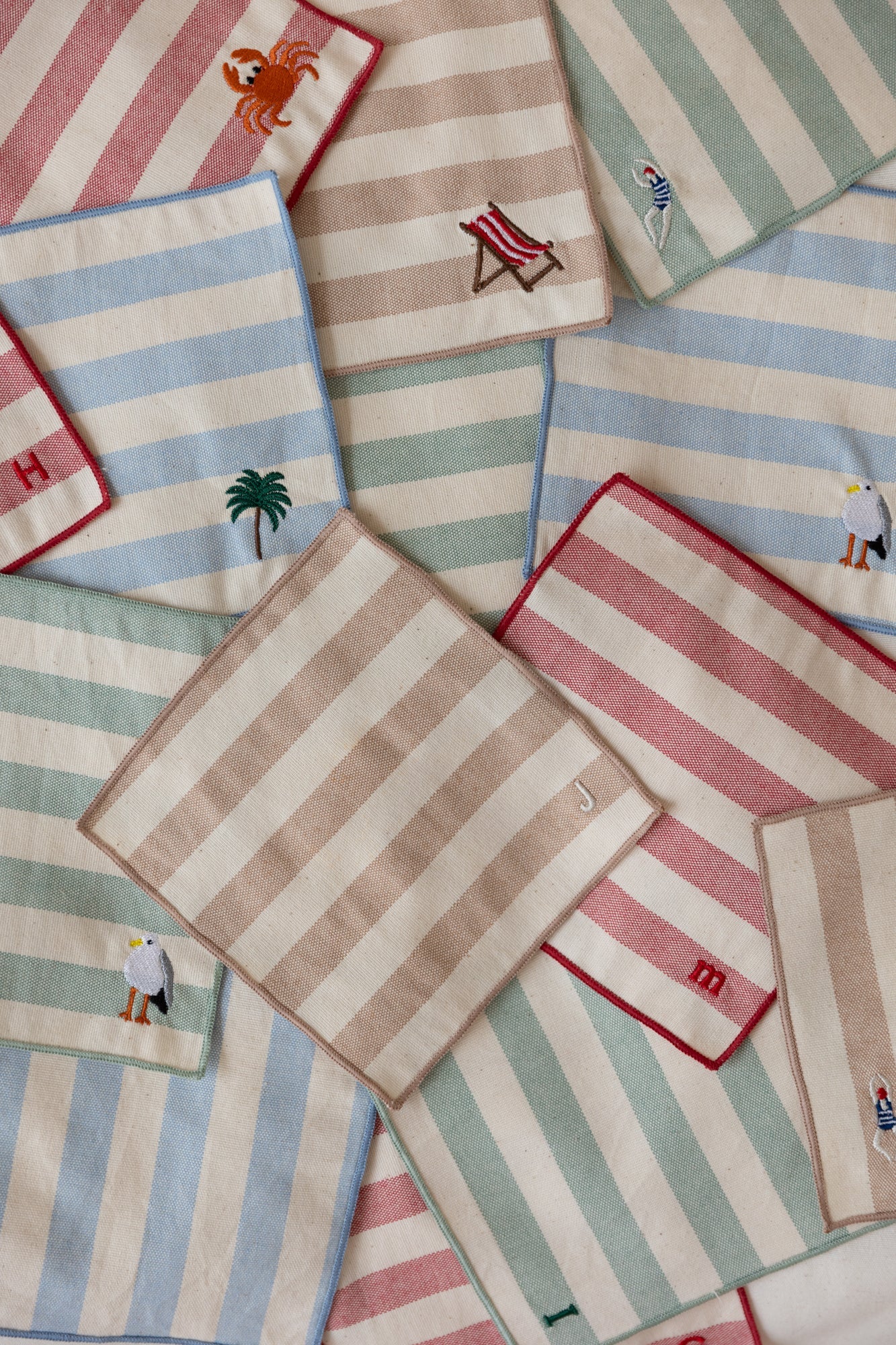 Barra Napkins with embroidery