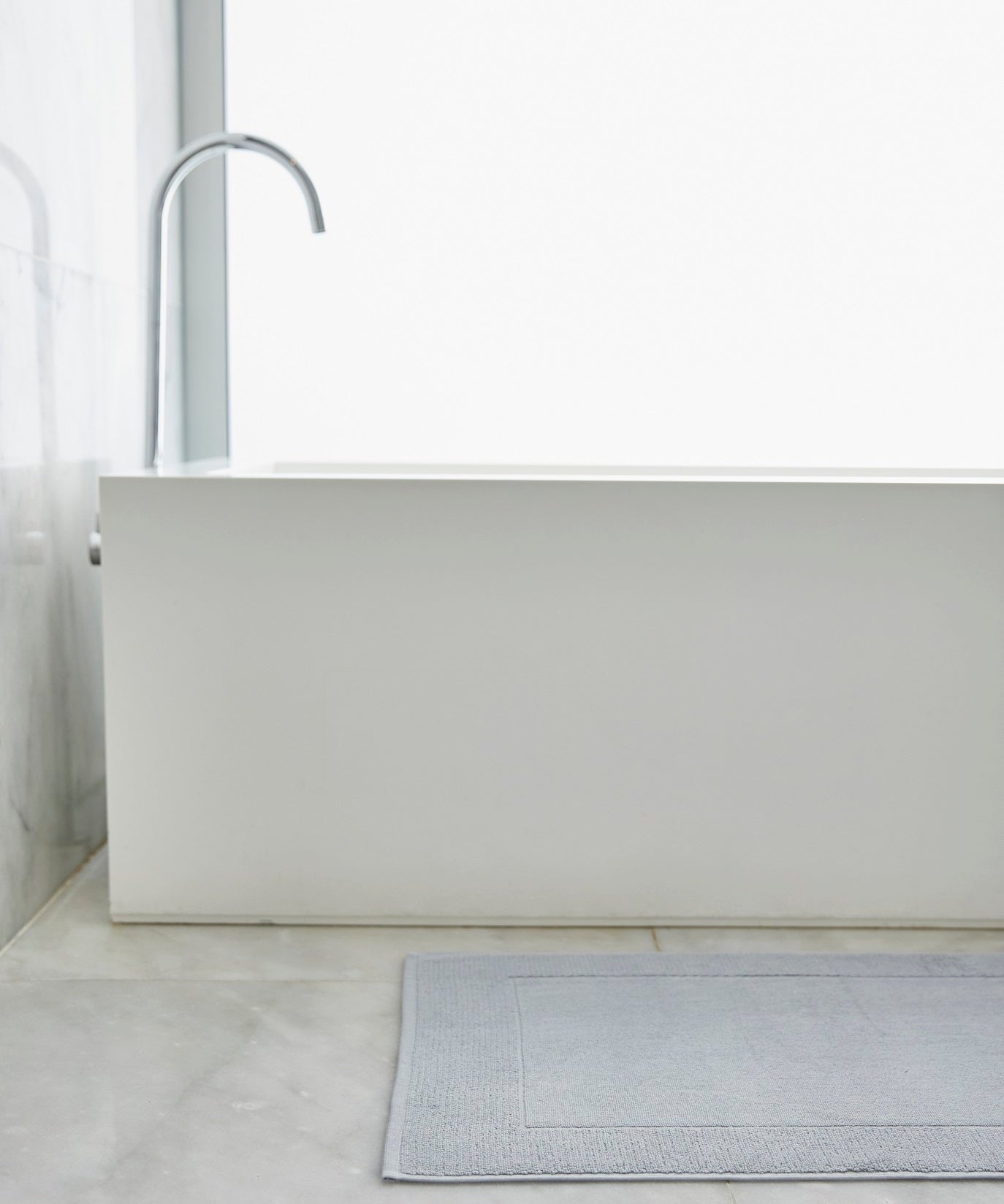 Silver grey bath mat - Torres Novas