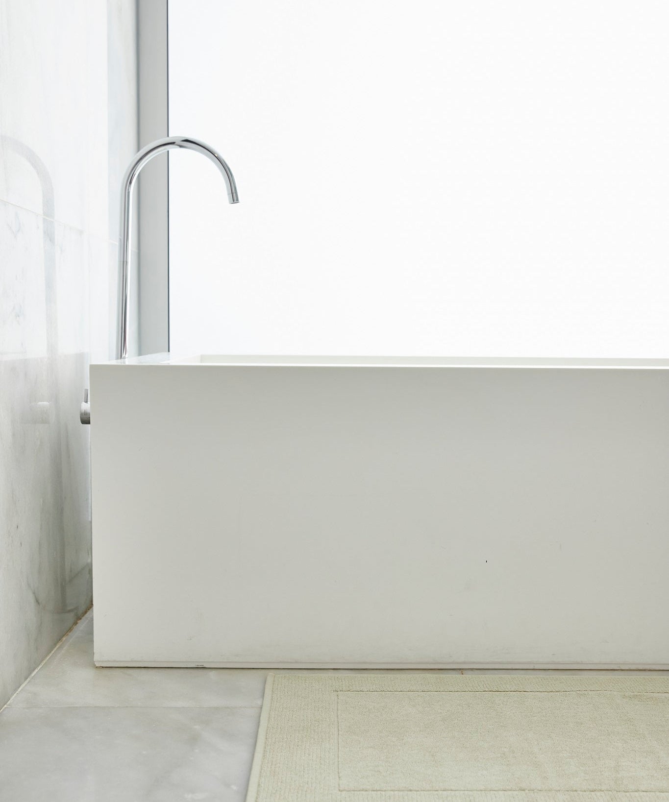 Khaki green bath mat - Torres Novas