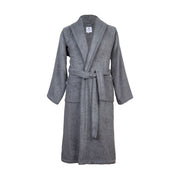 Grey bathrobe
