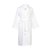White bathrobe