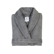 Grey bathrobe