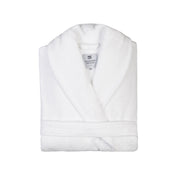 White bathrobe