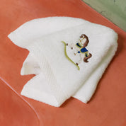 Face towel with horse embroidery - Torres Novas