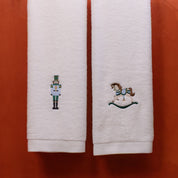 Face towel with horse embroidery - Torres Novas