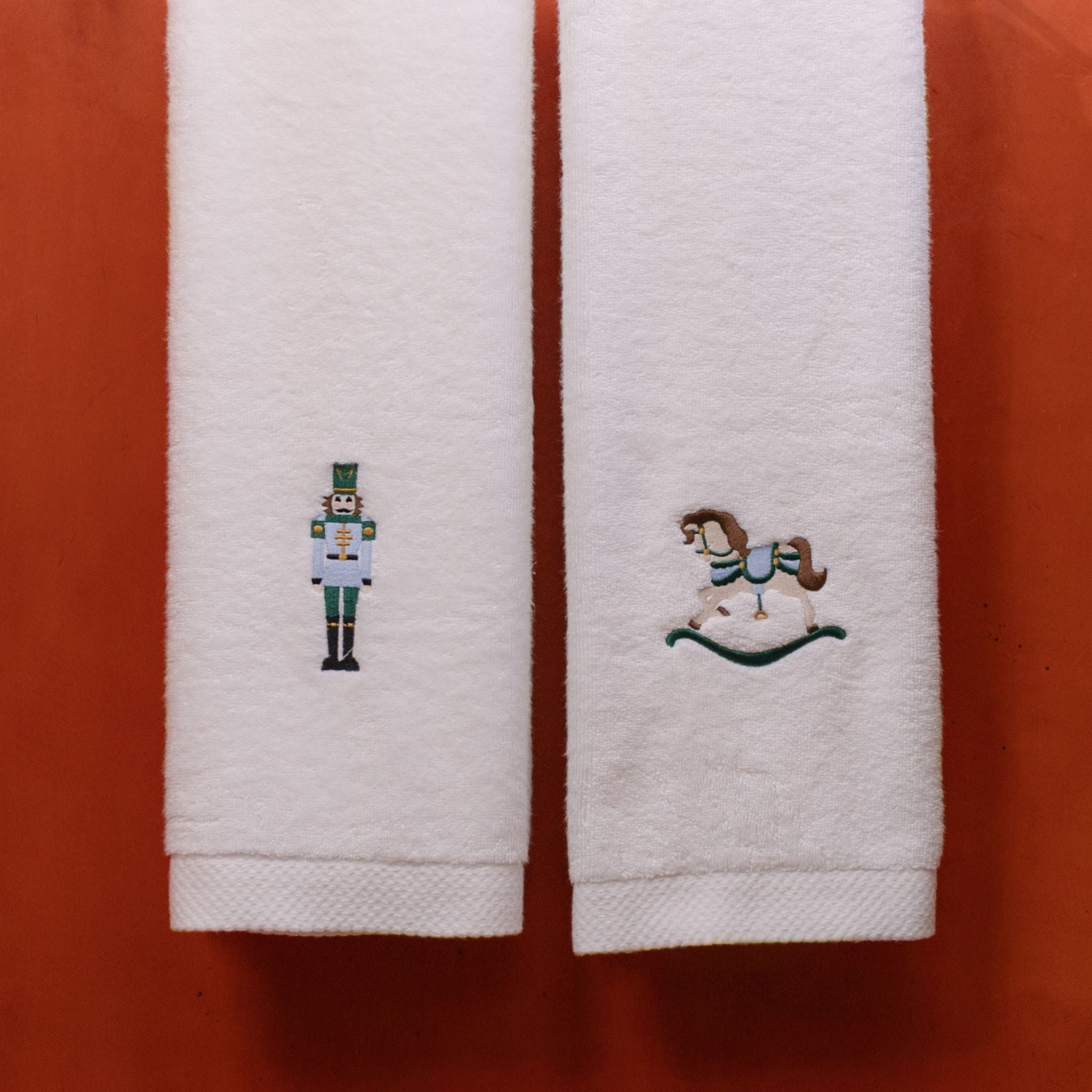 Face towel with horse embroidery - Torres Novas