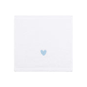 Luxus face towel with embroidered heart