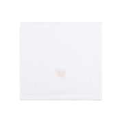 Luxus face towel with embroidered heart