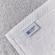 White Luxus face towel
