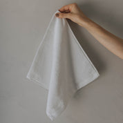 White Luxus face towel