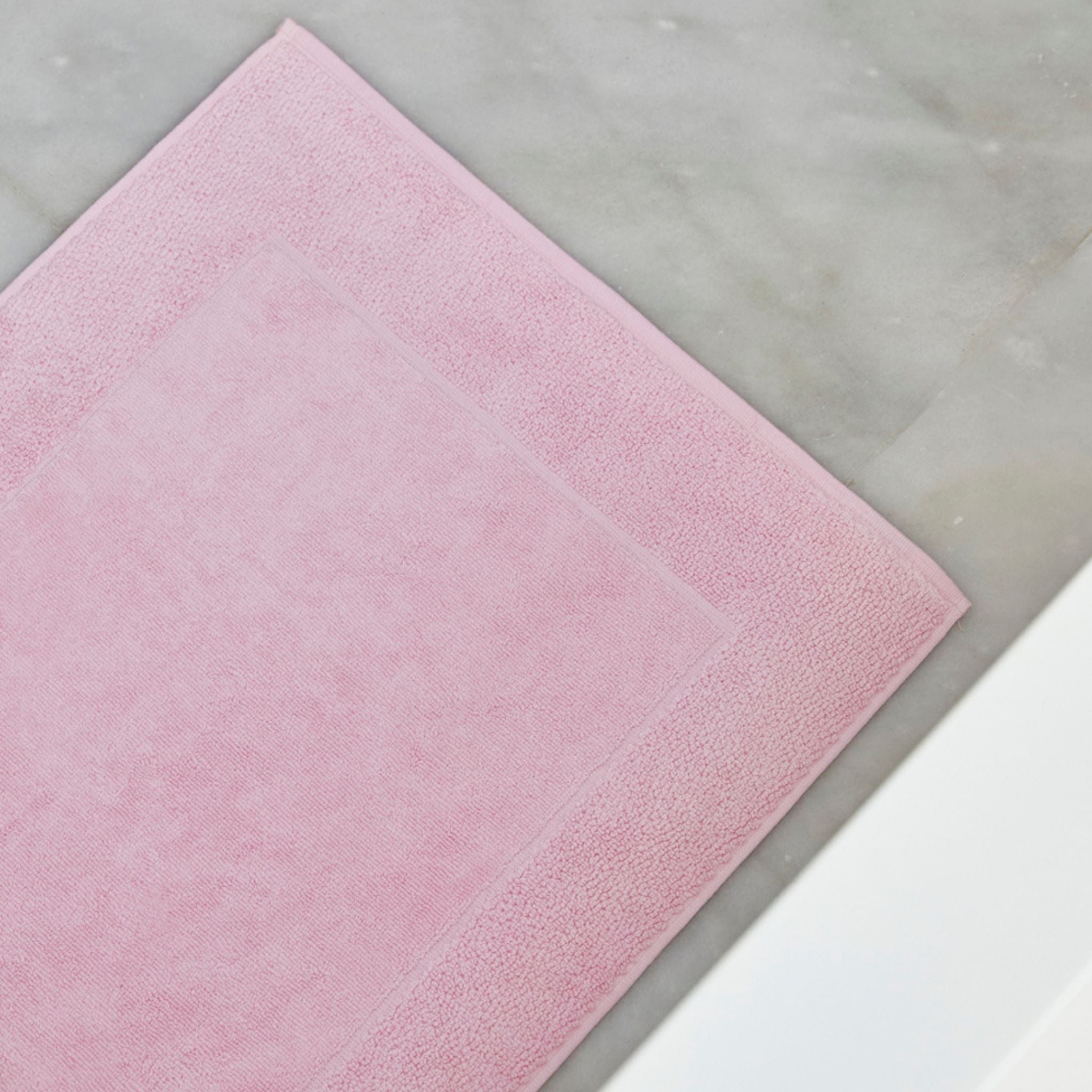 Baby pink bath mat