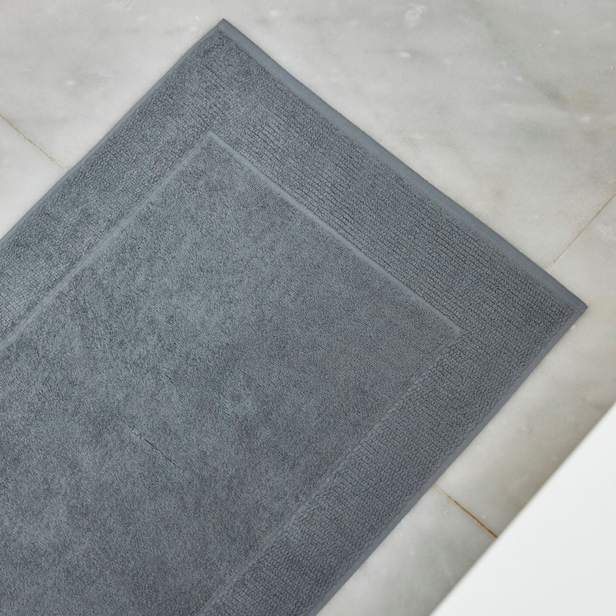 Grey bath mat