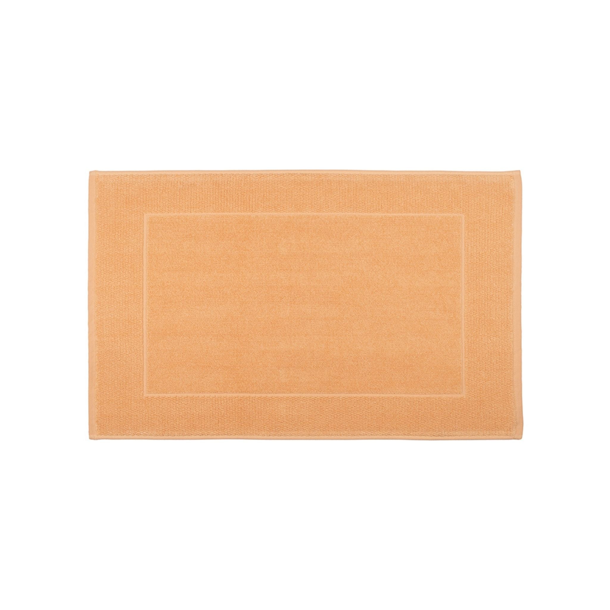 Light orange bath mat