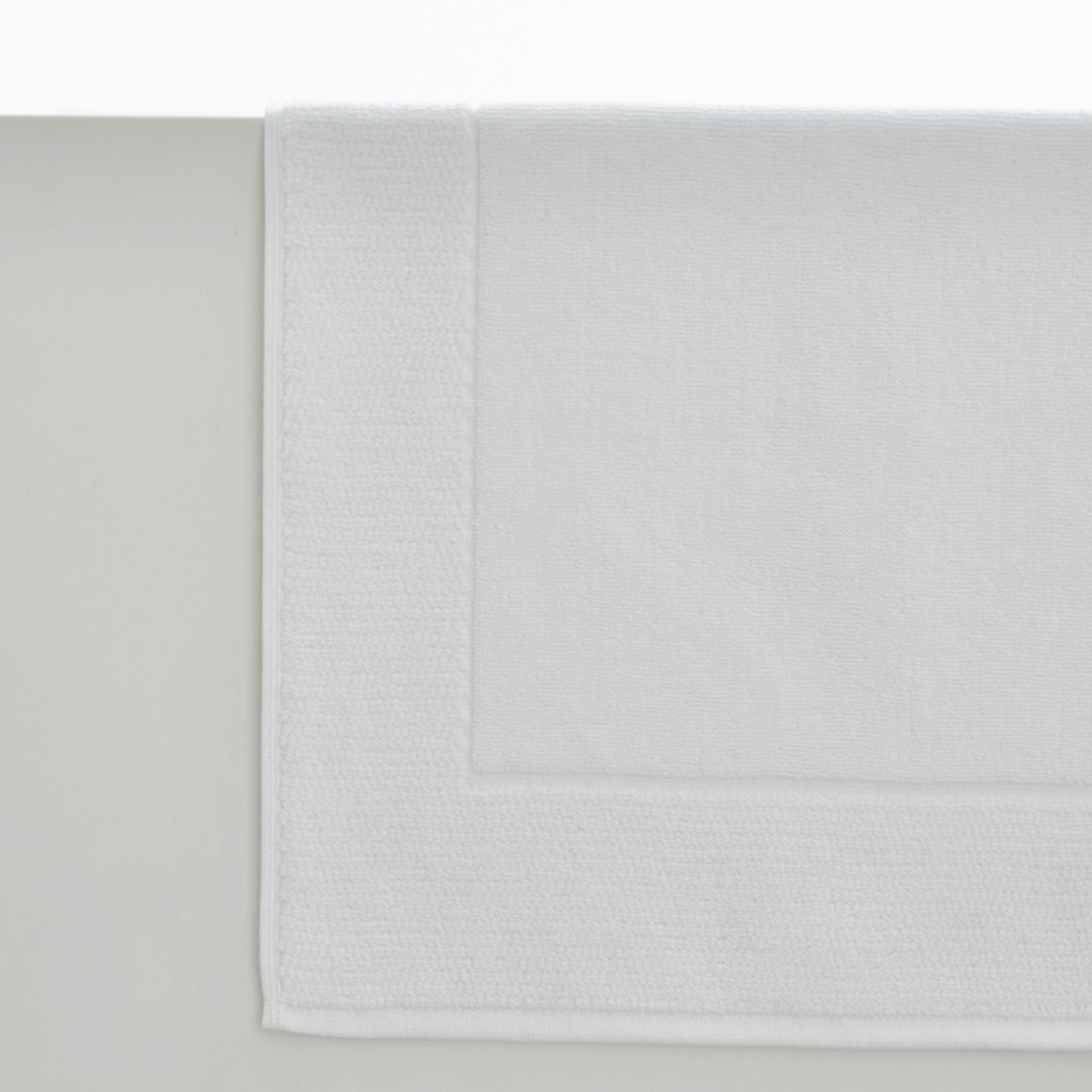 White bath mat