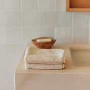 Natural Mira face towel