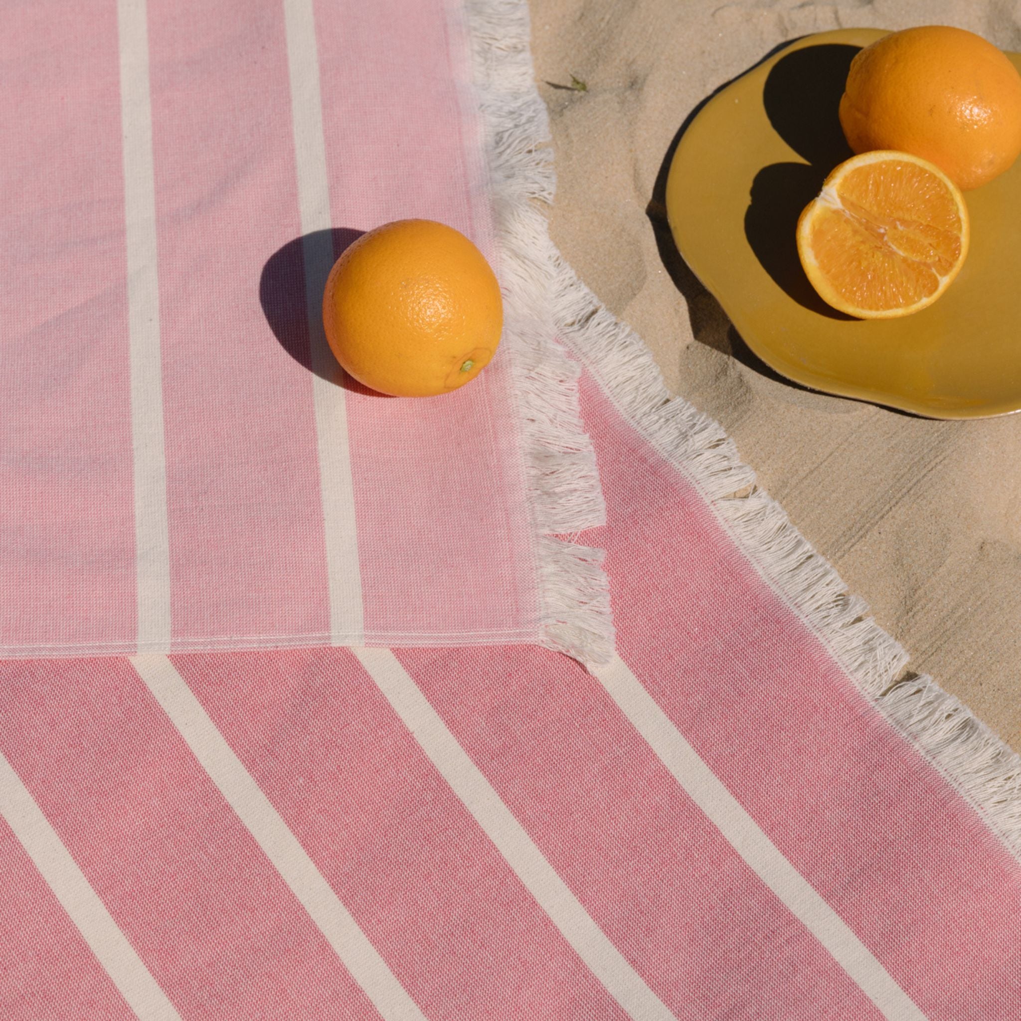 Victoria Secret Pink Beach Towels Pink Green Striped Beach Towel