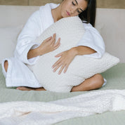 Khaki green Santa Luzia Waffle Bedspreads