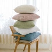 Old pink Santa Luzia Waffle Bedspreads