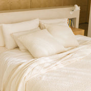 Natural Santa Luzia Waffle Bedspreads