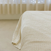 Natural Santa Luzia Waffle Bedspreads
