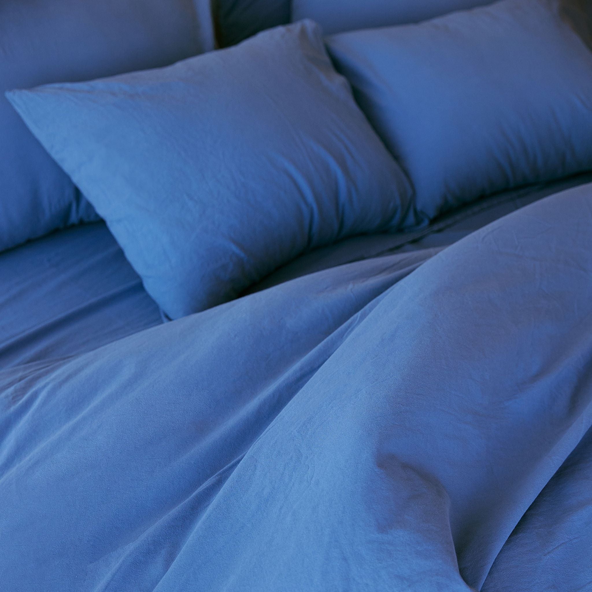 Blue Tavira Washed Cotton