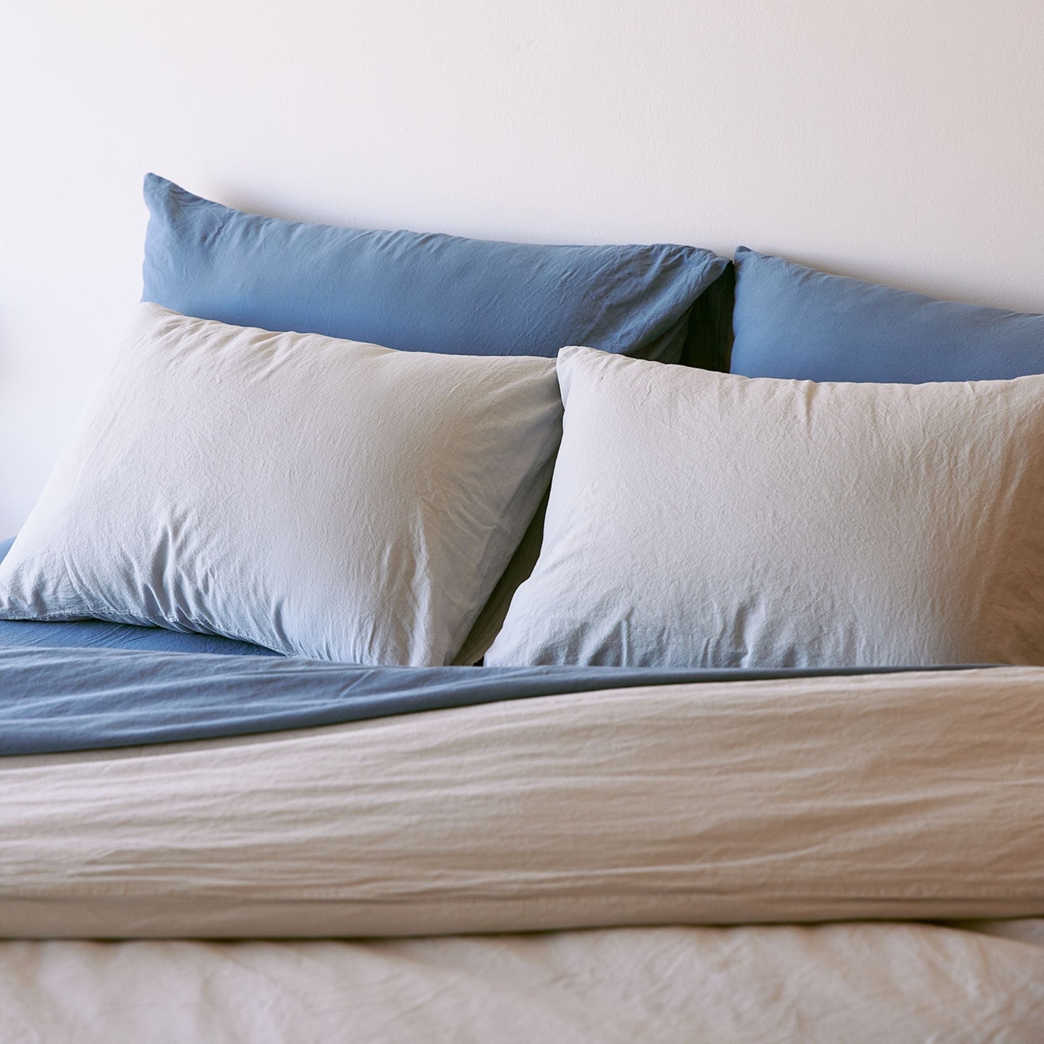 Blue Tavira Washed Cotton