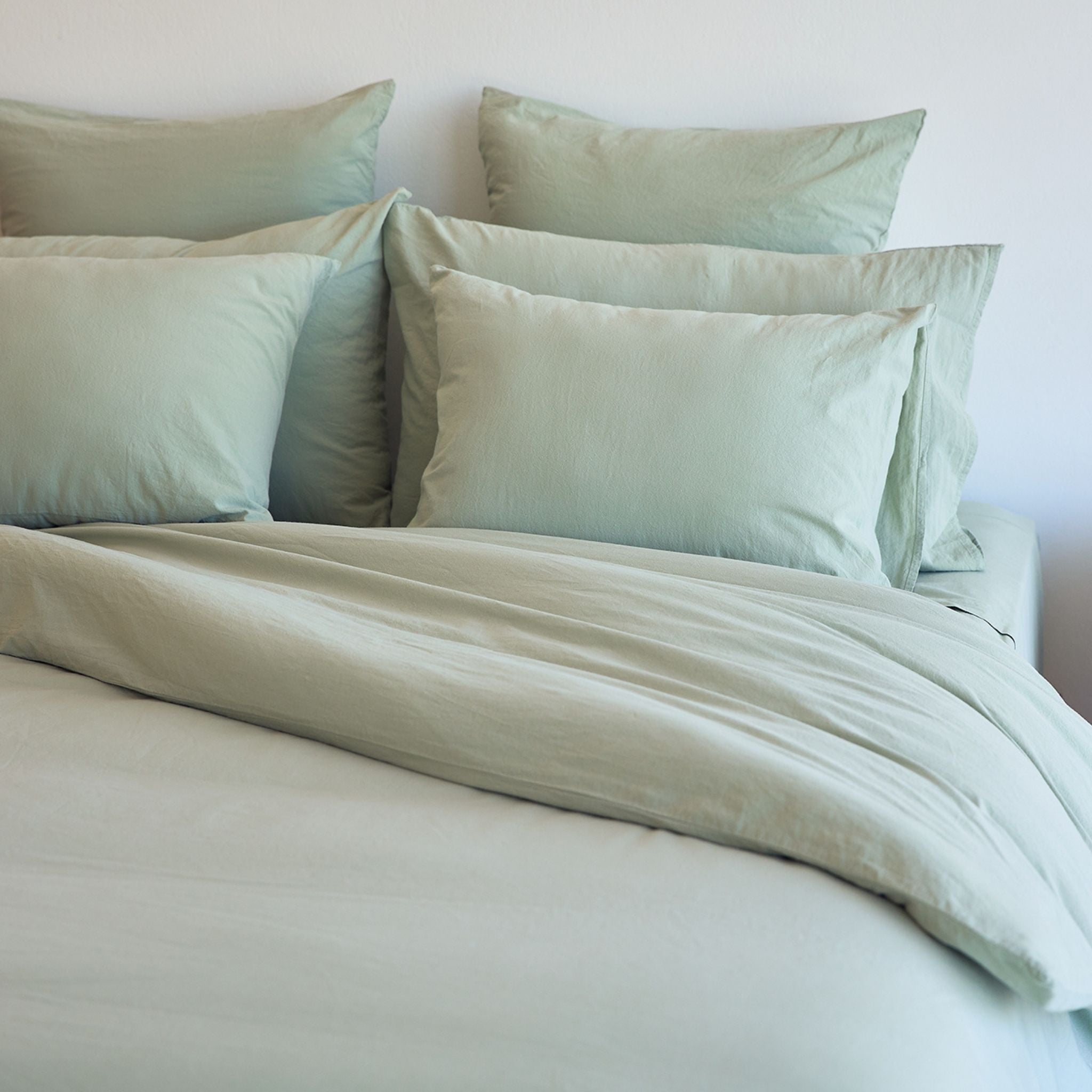 Khaki green Tavira Washed Cotton