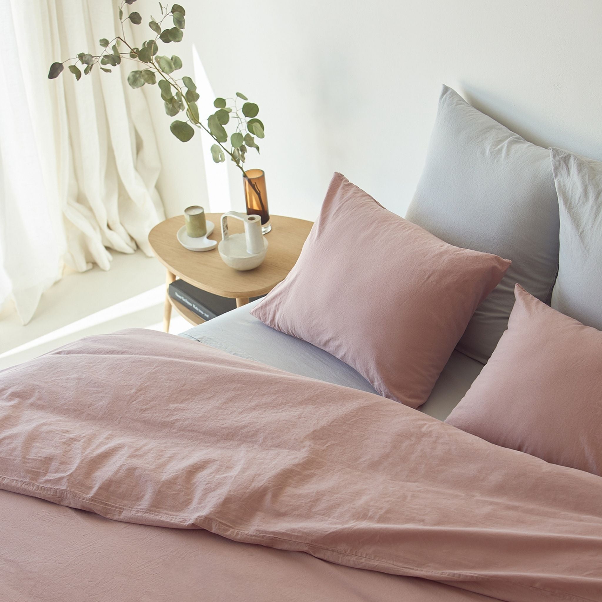 Old pink Tavira Washed Cotton