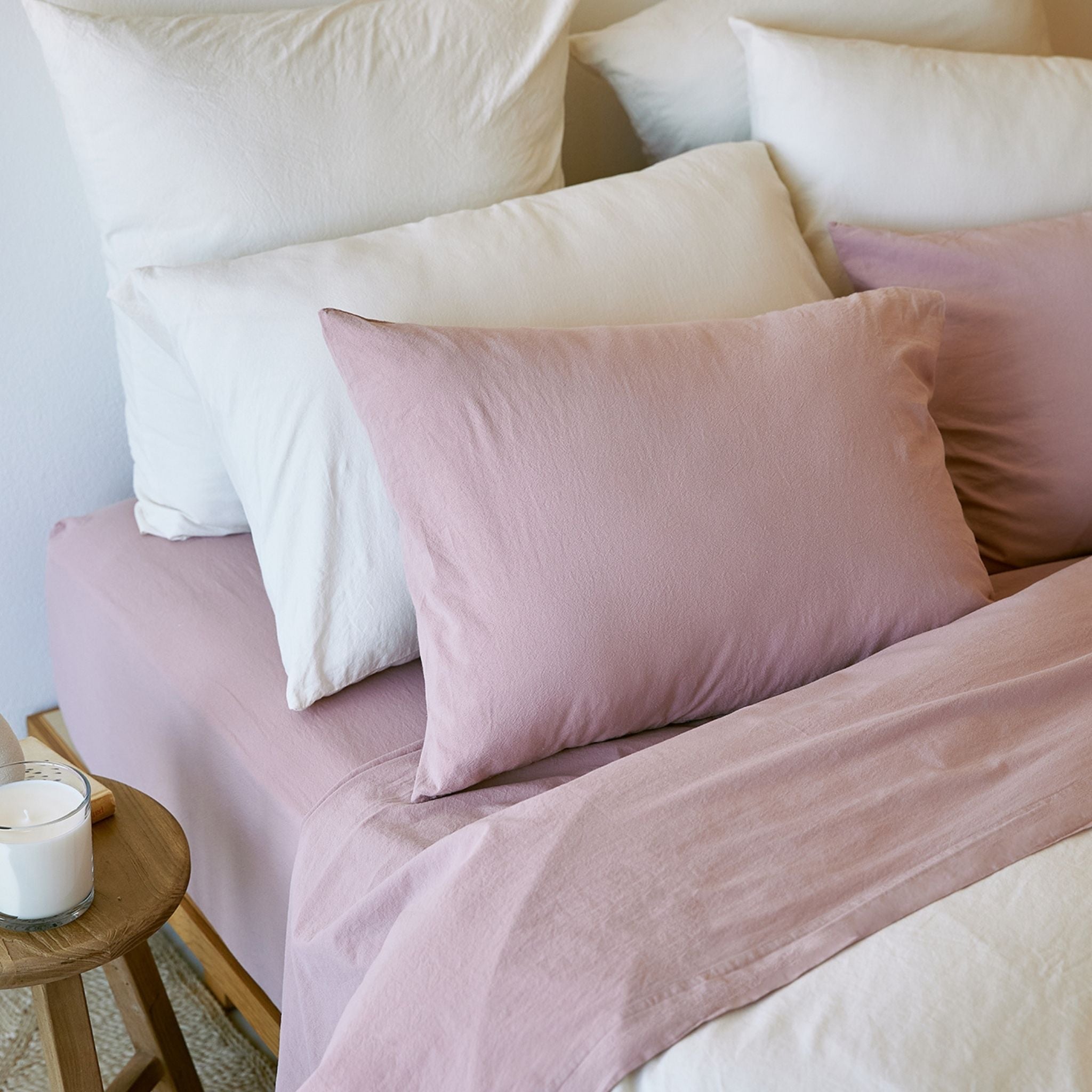 Old pink Tavira Washed Cotton