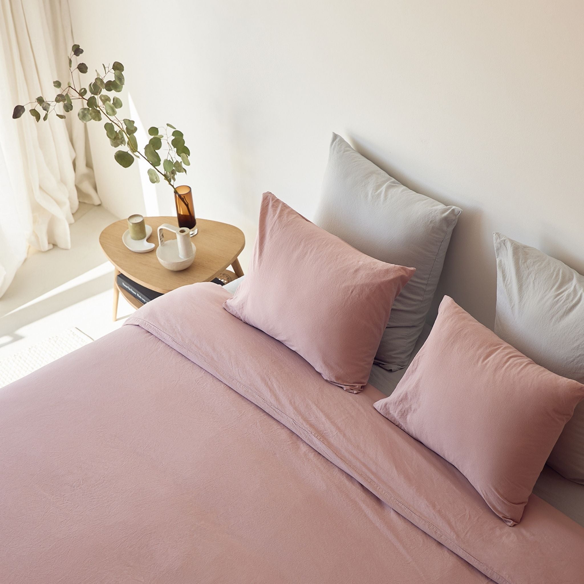 Old pink Tavira Washed Cotton