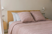 Old pink Santa Luzia Waffle Bedspreads