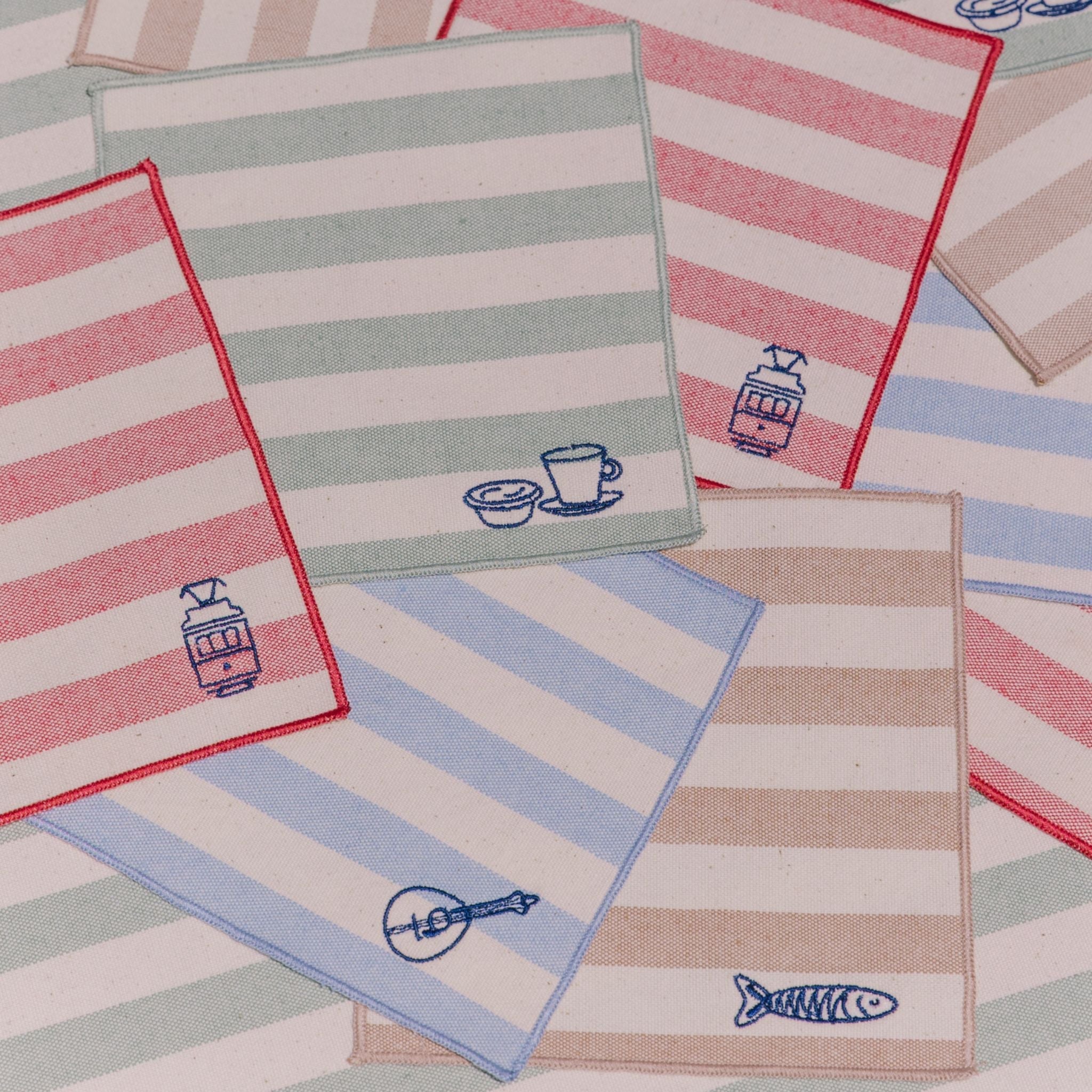 Barra napkins with portugal embroidery - Torres Novas
