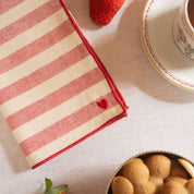 Barra Napkins with heart embroidery - Torres Novas