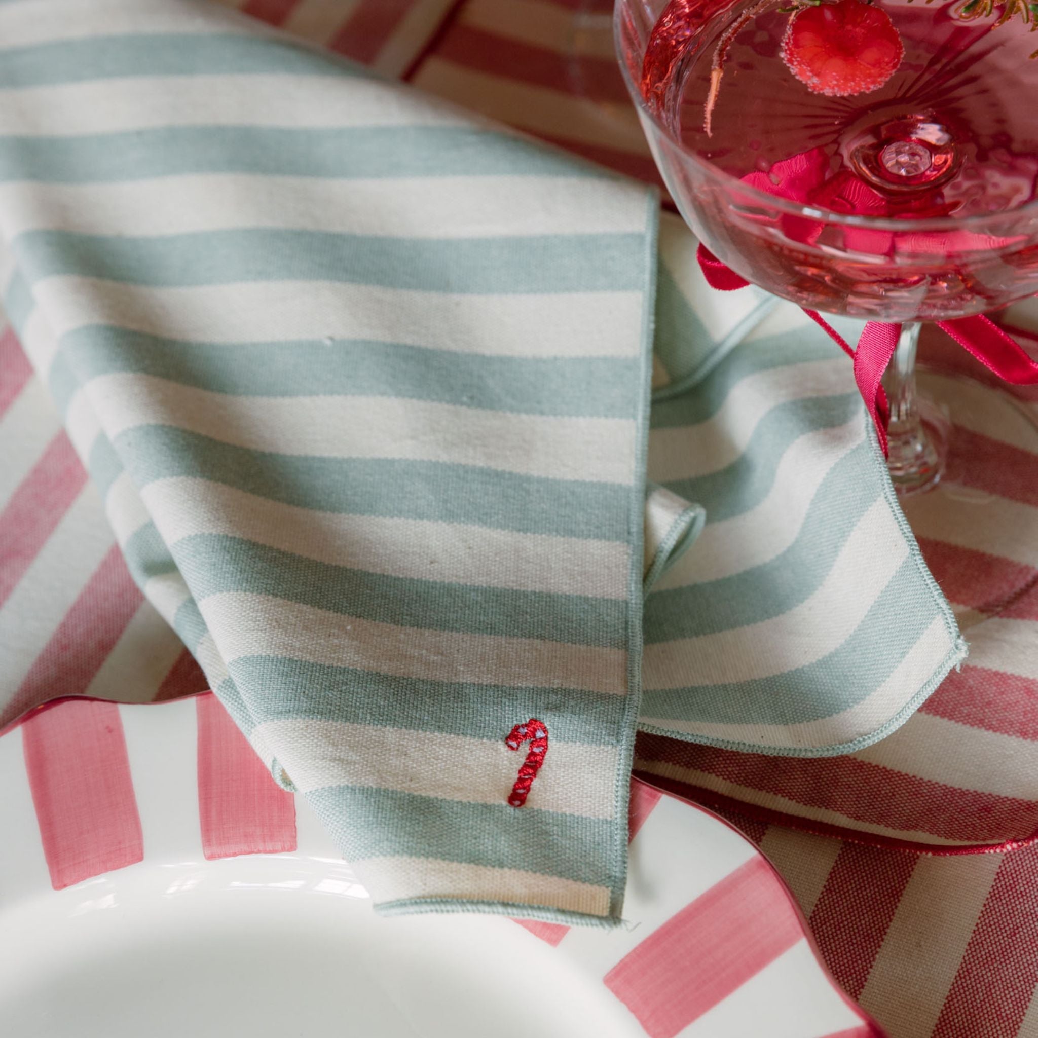 Barra napkins with small christmas embroidery - Torres Novas