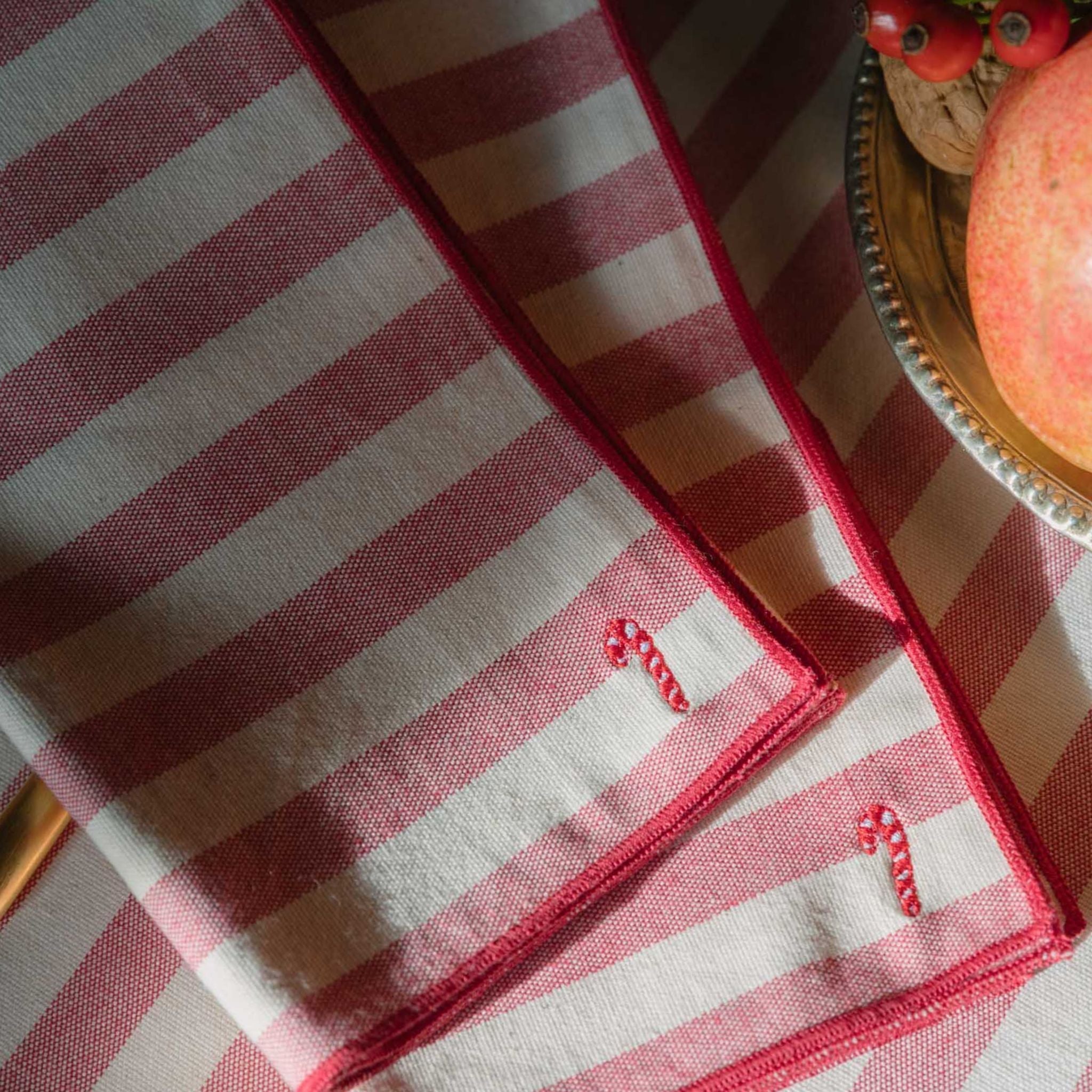 Barra napkins with small christmas embroidery - Torres Novas