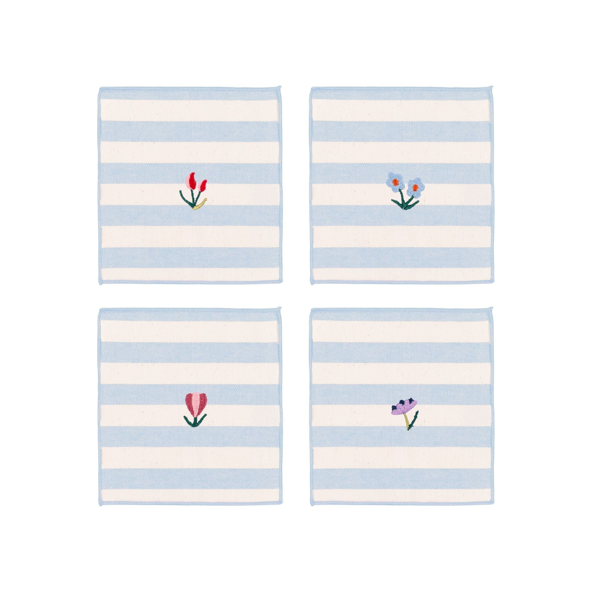 Barra napkin with flower embroidery - Torres Novas