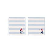 Barra napkin with retro sportsmen - Torres Novas