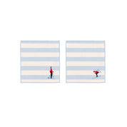 Barra napkin with retro sportsmen - Torres Novas