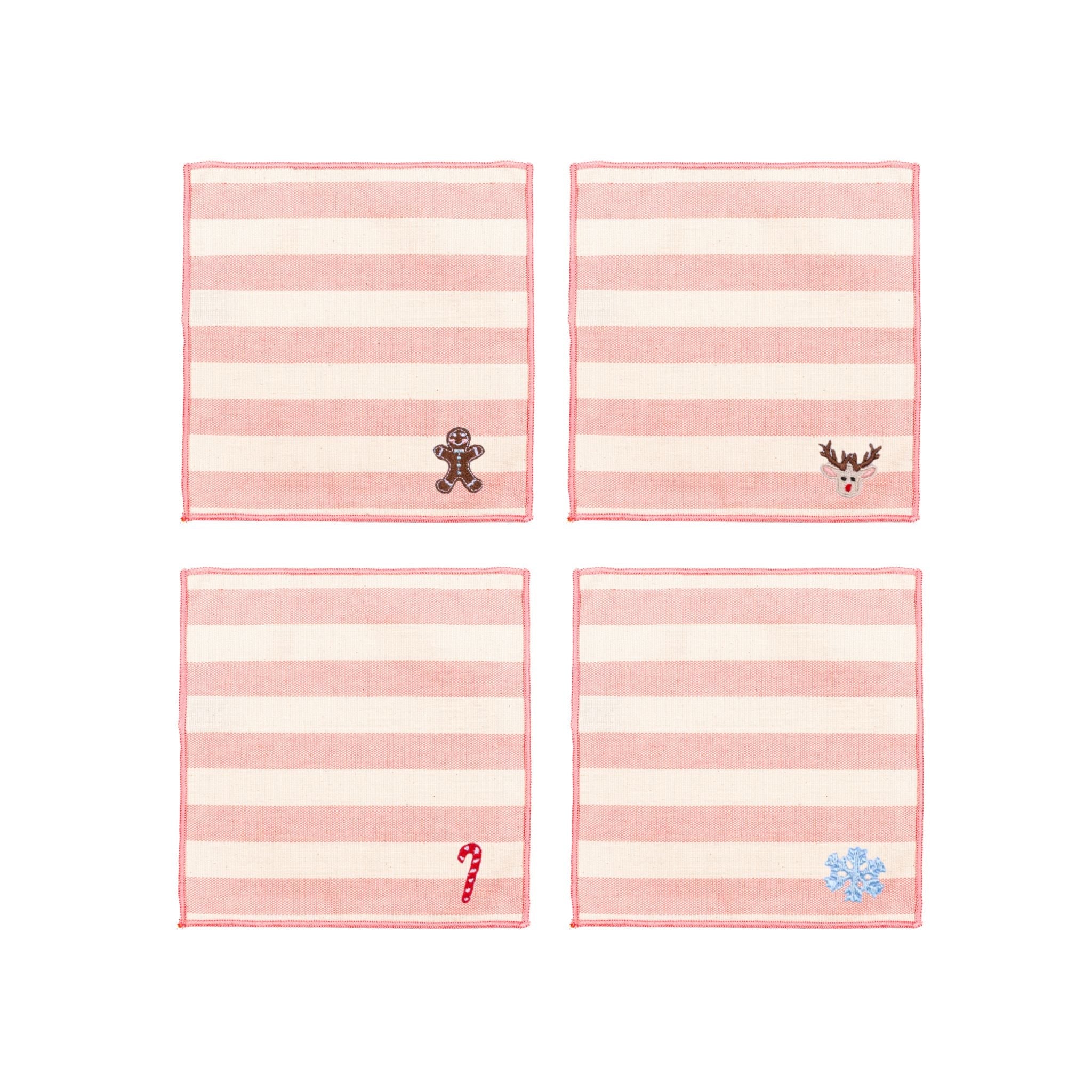 Barra napkins with small christmas embroidery - Torres Novas