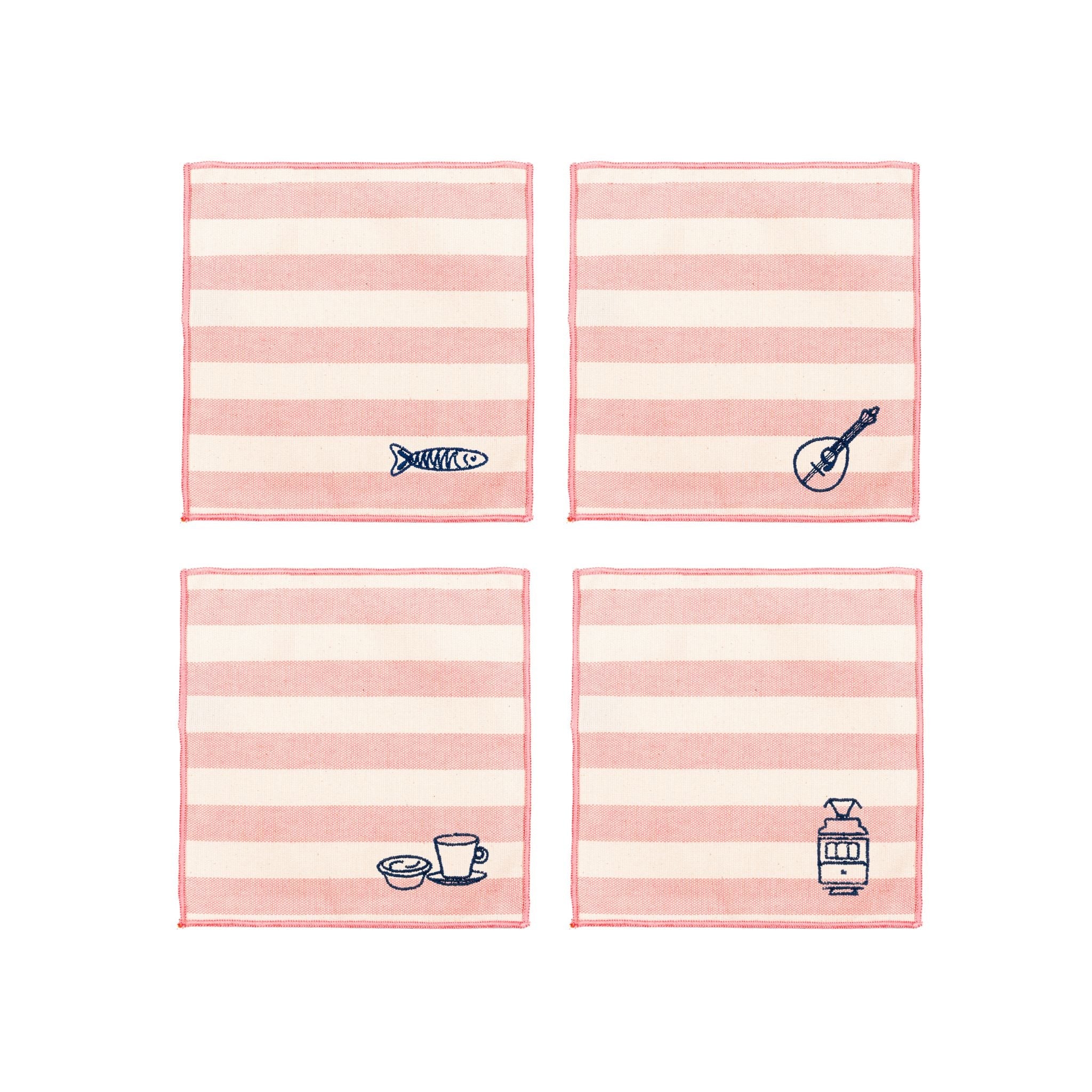 Barra napkins with portugal embroidery - Torres Novas