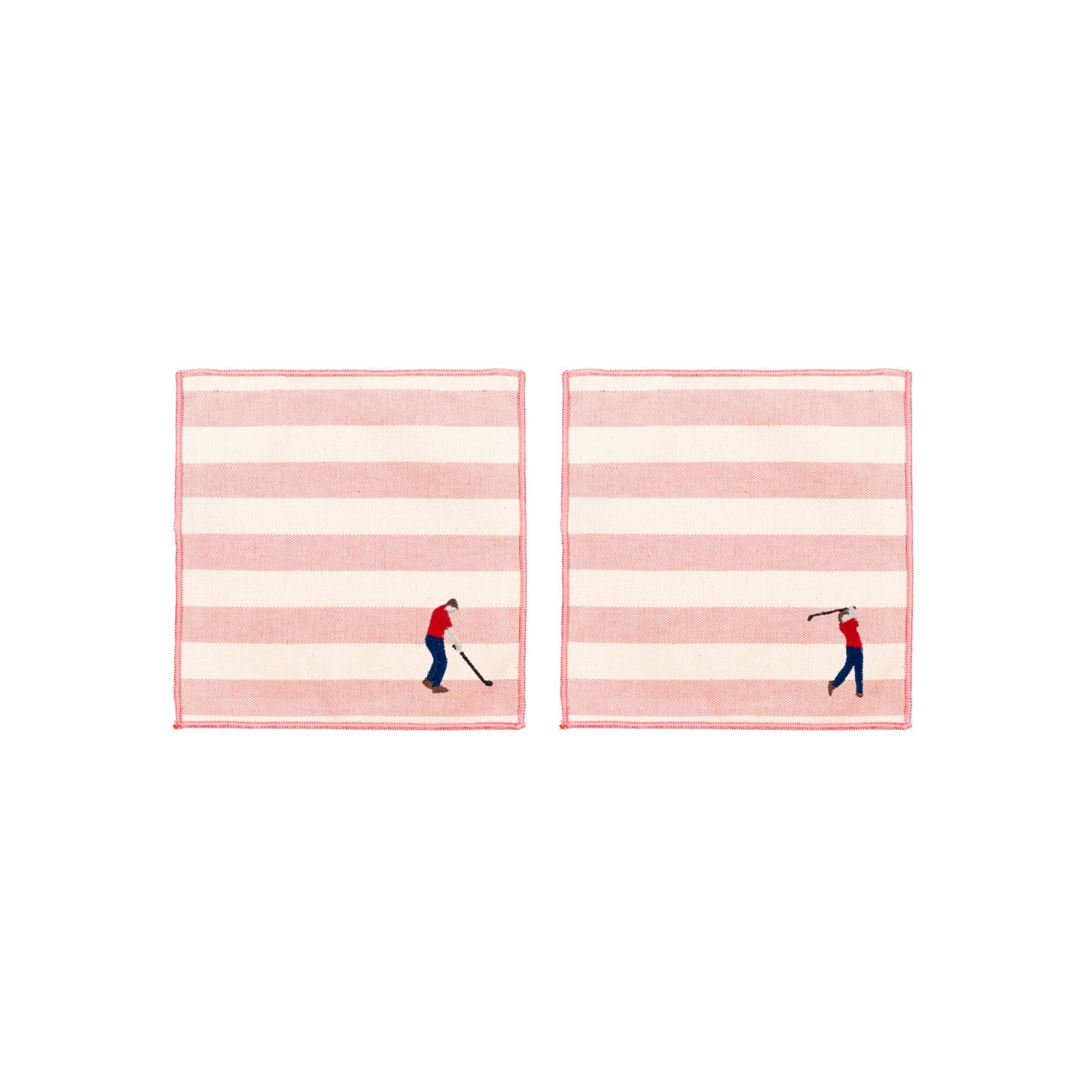 Barra napkin with retro sportsmen - Torres Novas