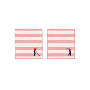 Barra napkin with retro sportsmen - Torres Novas
