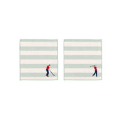 Barra napkin with retro sportsmen - Torres Novas