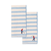 Barra napkin with retro sportsmen - Torres Novas